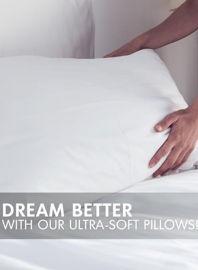 LUNA Home 2 Piece Set Comfortable Regular Soft Fine Medium Firm pillow. - Image 5